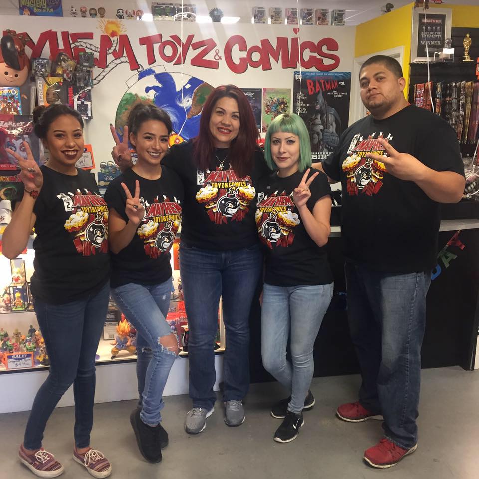 MAYHEM TOYZ AND COMICS