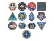 FOR ALL OF MANKIND 13 PC EMBROIDERED PATCH SET