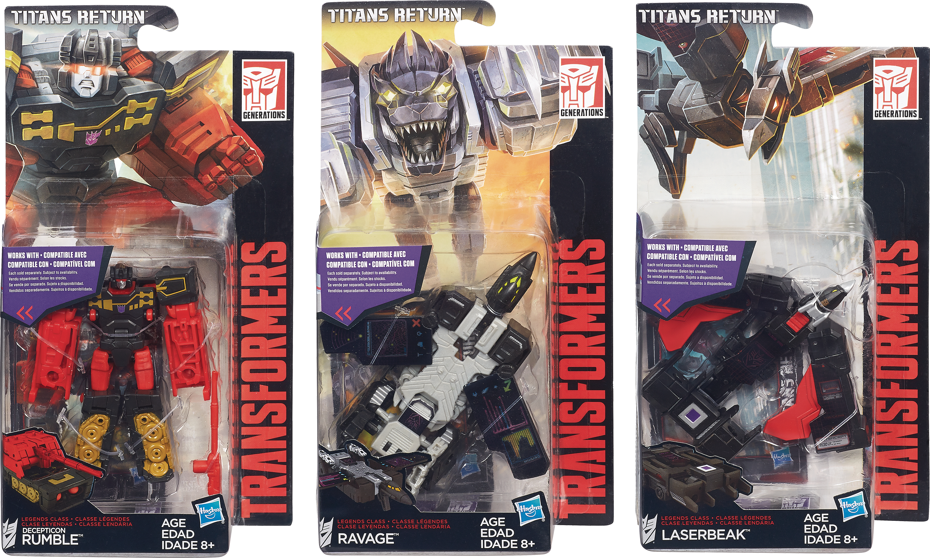 JUL168667 - TRANSFORMERS TITANS RETURN LEGENDS AF ASST 201603