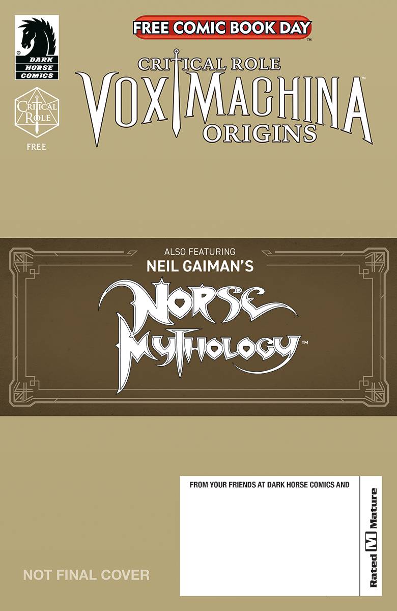 FCBD 2020 CRITICAL ROLE & NORSE MYTHOLOGY  (MR)