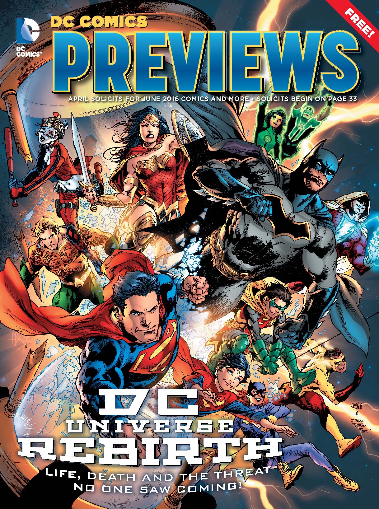 Comics verse. DC Universe Rebirth. DC Entertainment. DC Magazine online.