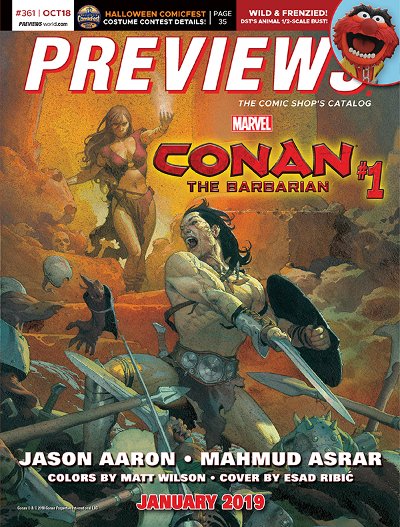 Front Cover -- Marvel Comics' Conan #1